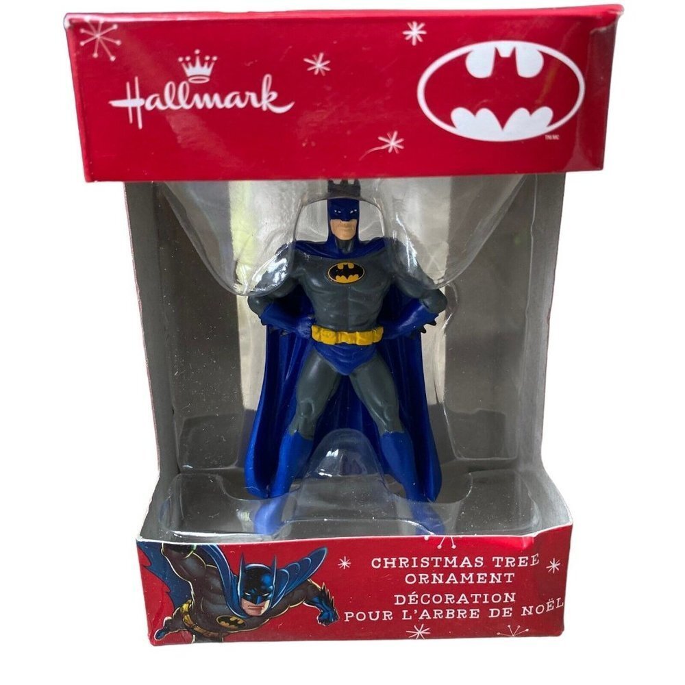 Hallmark Batman Christmas Ornamanet Blue Cape